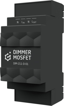 GRENTON DIMMER MOSFET, moduł ściemniacza, DIN, TF-Bus | DIM-211-D-01