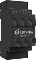 GRENTON LED RGBW, moduł sterownika oświetlenia LED, DIN, TF-Bus | RGB-201-D-01