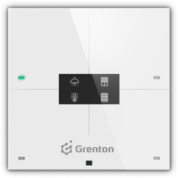 GRENTON SMART PANEL 4B, OLED, TF-Bus, biały | SPS-204-T-02