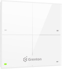 GRENTON Panel dotykowy szklany biały 4-przyciskowy, natynkowy, TOUCH PANEL + 4B, TF-Bus, white | TPA-204-T-02