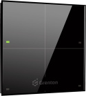 GRENTON Panel dotykowy szklany czarny 4-przyciskowy, natynkowy, TOUCH PANEL + 4B, TF-Bus, black | TPA-204-T-01