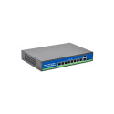 ViDiLine Switch 8 portów PoE + 2 porty Uplink 1000Mb/s Gigabit+ SFP