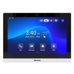 AKUVOX C319A Monitor wideodomofonowy 10" Android kamera WiFI PBX + Bluetooth