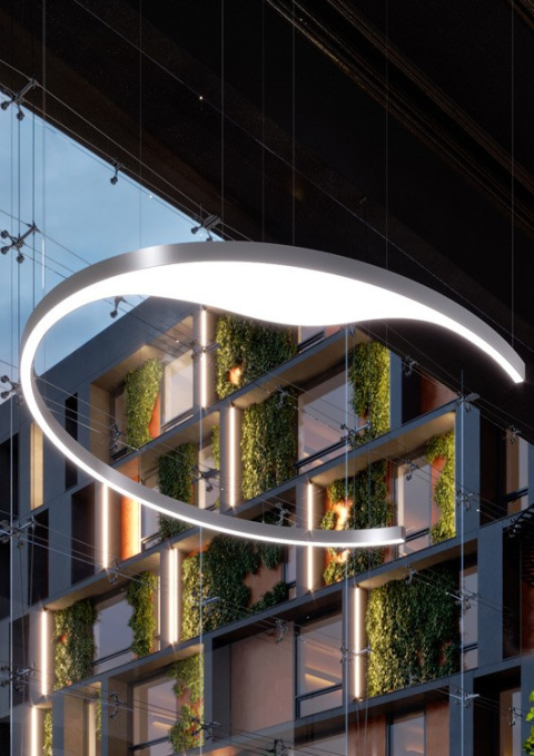 KLUŚ Oprawa LED MI-Moon I 45010 (Mifor-70) ()FP02924-A01M40165M1B