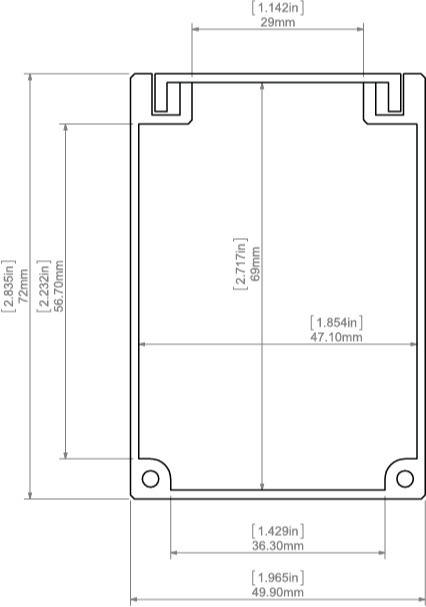 KLUŚ Profil led BOX anoda e6-k1 2m | 18009ANODA_2 (A18009A_2)