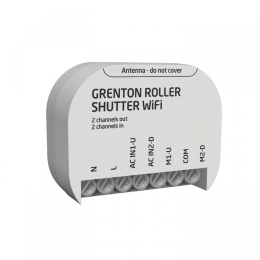 GRENTON ROLLER SHUTTER WiFi, Flush, moduł dopuszkowy WiFi sterownika rolet, żaluzji, zasłon, kurtyn, markiz | WRS-201-W-01