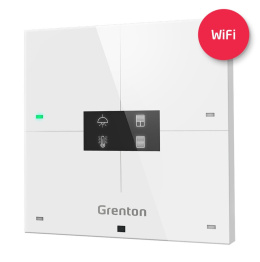 GRENTON SMART PANEL 4B WiFi, OLED, biały | WSP-204-W-02
