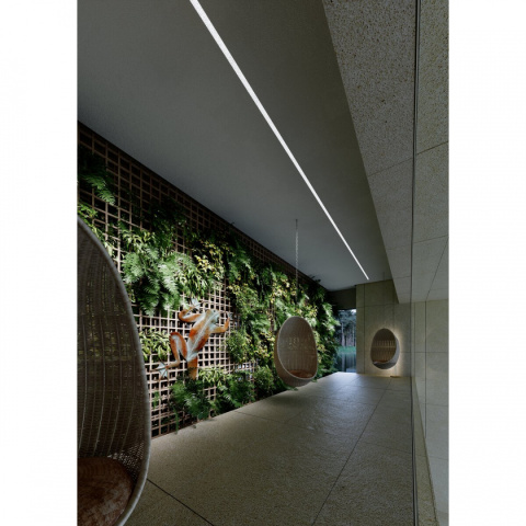 KLUŚ Profil led DIPOKET lakier RAL9010 3m | H1177L9010OD_3 (A01177L10OD_3)