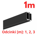 KLUŚ Profil led GIZA-DUO-LL 1m 2m 3m czarny anoda e6-k7 | C2162K7 (A02162A07)