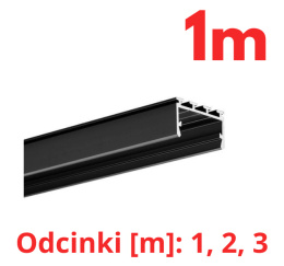 KLUŚ Profil led GIZA-LL 1m 2m 3m czarny anoda e6-k7 | C0758K7 (A00758A07)