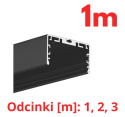 KLUŚ Profil led LIPOD-50 1m 2m 3m czarny anoda e6-k7 | C2609K7 (A02609A07)