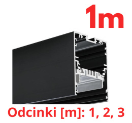 KLUŚ Profil led MOD-50 1m 2m 3m czarny anoda | 18047K7 (A18047)