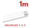 KLUŚ Profil led OLEK 1m 2m 3m lakier ral9010 | B8505L9010OD (A08505L10OD)