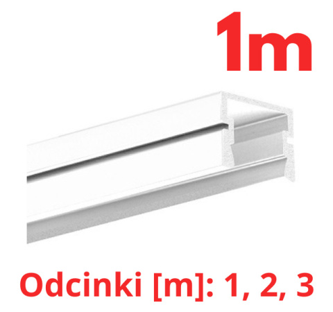 KLUŚ Profil led PDS-4-PLUS 1m 2m 3m lakier ral9010 | C1263L9010OD (A01263L10OD)