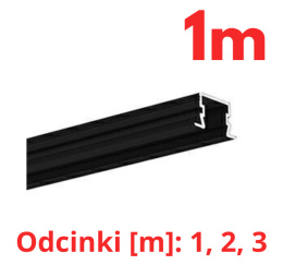 KLUŚ Profil led PDS-NK 1m 2m 3m czarny anoda e6-k7 | C1588K7 (A01588A07)