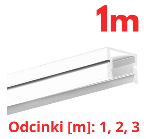 KLUŚ Profil led SILER 1m 2m 3m lakier ral9010 | B9325L9010OD (A09325L10OD)