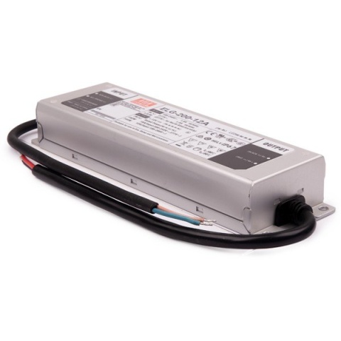KLUŚ Zasilacz MW ELG-200-12A 12V 192W IP65 | ELG-200-12A-3Y
