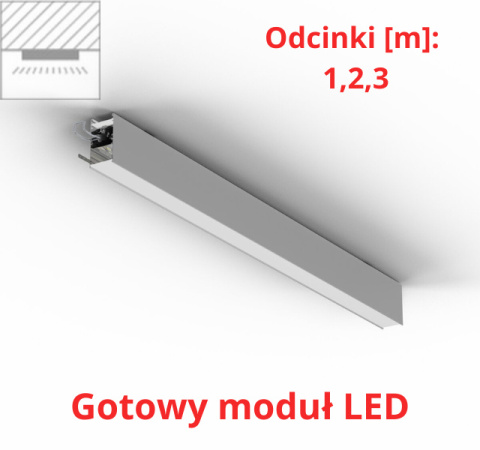 KLUŚ Gotowa Lampa LED Serpent Napowierzchniowy 1,2,3 m FN02755-A01M30023L1B