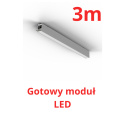 KLUŚ Gotowa Lampa LED Serpent Zwieszany 3m FP02755-A01M30069L3B