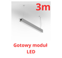 KLUŚ Gotowa Lampa LED Serpent Zwieszany 3m FP02755-A01M30069L3B