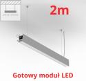 KLUŚ Gotowa Lampa LED Serpent Zwieszana 2m FP02755-A01M30046L2B