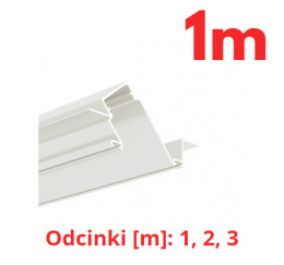KLUŚ Profil led DIPOK-US 1m 2m 3m lakier RAL9010 | H1233L9010OD (A01233L10OD)