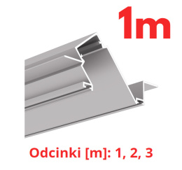 KLUŚ Profil led DIPOK-US 1m 2m 3m surowy | H1233NA (A01233N)