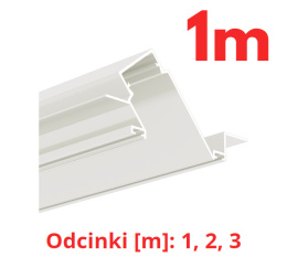 KLUŚ Profil led DIPOKET 1m 2m 3m lakier RAL9010 | H1177L9010OD (A01177L10OD)