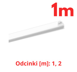 KLUŚ Profil led PIKO-O 1m 2m lakier ral9010 | C1167L9010OD (A01167L10OD)