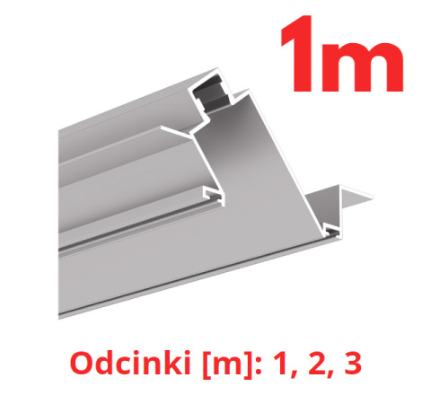 KLUŚ Profil led POK-US 1m 2m 3m surowy | H1234NA (H1234NA)