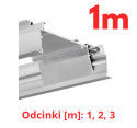 KLUŚ Profil led RAM-KOL-100 1m 2m 3m | 18062ANODA (A18062A)