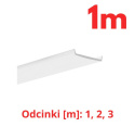 KLUŚ led Osłona LIGER-25 mleczna satyna 1m 2m 3m | B17141S (3035, 17141, B17141)