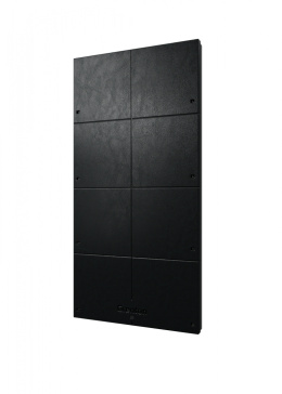 GRENTON Panel dotykowy czarna skóra 8-przyciskowy, natynkowy, TOUCH PANEL + 8B CUSTOM BLACK LEATHER, TF-Bus | TPA-808-T-03