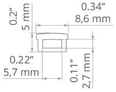 KLUŚ led Osłona BENCO-7 mleczna 1m 2m 3m 10m | B17069F (B17069M, 17069) KLUŚ led Osłona BENCO-7 mleczna 1m 2m 3m 10m | B17069F (B17069M, 17069)