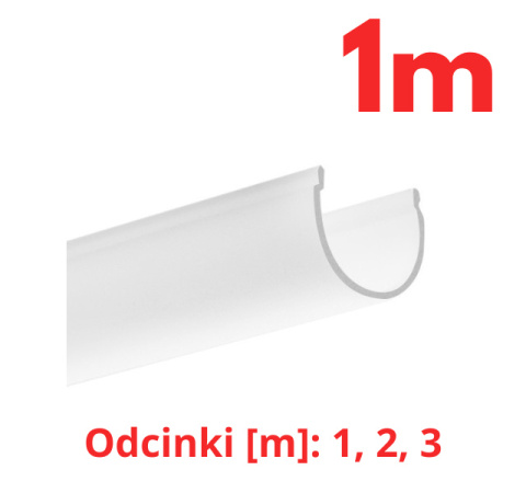 KLUŚ led Osłona G-L mleczna 1m 2m 3m | 17010 (B17006M)