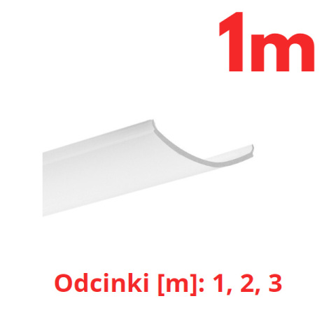 KLUŚ led Osłona KOPRO -L mleczna 1m 2m 3m | 17092 (B17092M)