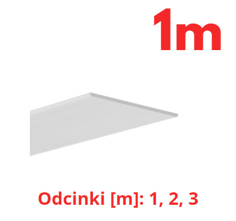 KLUŚ led Osłona SZER mleczna 1m 2m 3m | 17081 (B17081M)