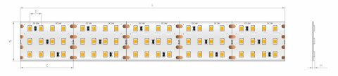 KLUŚ Taśma LED K3-30-2880-24V 28,8W/m 1mb | K3-2880-24V 28,8W/m (K330288024)