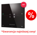 GRENTON SMART PANEL WiFi, dotykowy szklany czarny, wyświetlacz OLED, Inteligentne Sterowanie Domem, czarny | WSP-204-W-01