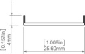 KLUŚ led Osłona LIGER-25 mleczna satyna 3m | B17141S_3 (3035, 17141_3 (B17141_3)