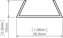 KLUŚ led Osłona FOLED czarna 3m | 17045_3 (B17045C_3) KLUŚ led Osłona FOLED czarna 3m | 17045_3 (B17045C_3)
