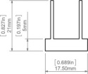 KLUŚ led Osłona HR-LINE-2 mleczna 1m 2m 3m | B17151F_1 | 17151_1