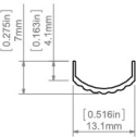 KLUŚ led Osłona KA-11R mleczna 3m | B17076F_3 (17076) PDS-LUK