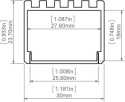 KLUŚ Profil led 3035-O 1m 2m 3m anoda e6-k1 | B8441ANODA (A08441A)