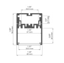 KLUŚ Profil led 4050 1m 2m 3m anoda e6-k1 | 18050ANODA (A18050A)