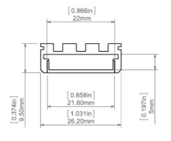 KLUŚ Profil led GIZA anoda e6-k1 2m | B5556ANODA_2 (A05556_2) KLUŚ Profil led GIZA anoda e6-k1 2m | B5556ANODA_2 (A05556_2)
