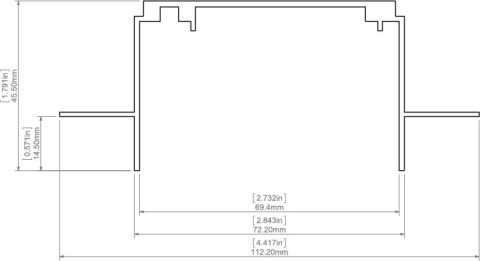 KLUŚ Profil led TESE 1m 2m 3m surowy | 18021V1NA (A18021N)