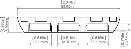 KLUŚ Profil led TRIADA anoda e6-k1 3m | B4476ANODA_3 (A04476A_3) KLUŚ Profil led TRIADA anoda e6-k1 3m | B4476ANODA_3 (A04476A_3)