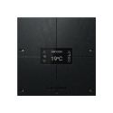 GRENTON Smart Panel 4B Custom Leather Black czarna skóra, wyświetlacz OLED, Inteligentne Sterowanie Domem, TF-Bus | SPS-804-T-03