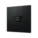 GRENTON Smart Panel 4B Custom Leather Black czarna skóra, wyświetlacz OLED, Inteligentne Sterowanie Domem, TF-Bus | SPS-804-T-03